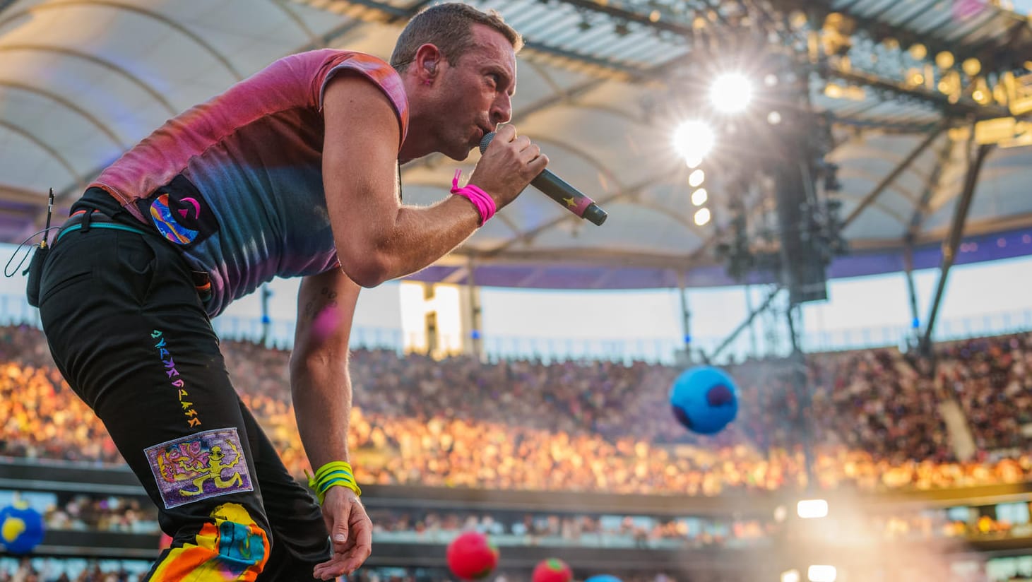 Chris Martin: Der Coldplay-Sänger bei einem Konzert der aktuellen Tour.