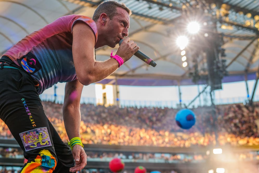 Chris Martin: Der Coldplay-Sänger bei einem Konzert der aktuellen Tour.
