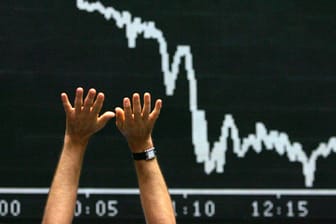 Fallende Kurse an der Frankfurter Börse (Symbolbild): Anleger erwarten ungewisse Zeiten.