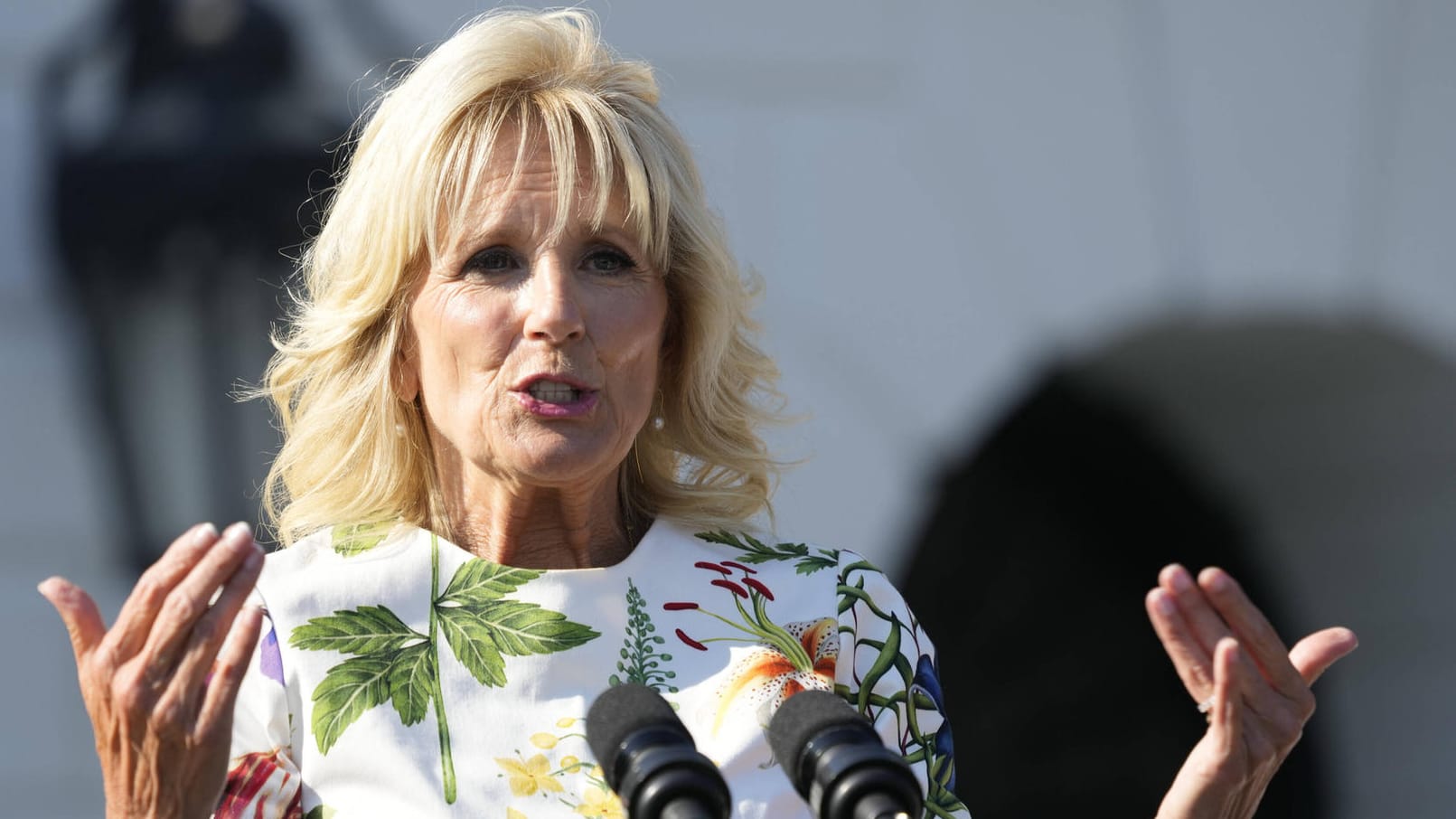 Jill Biden bei einer Rede (Archiv): "So einzigartig wie die Frühstückstacos hier in San Antonio", sagte die First Lady in Texas.