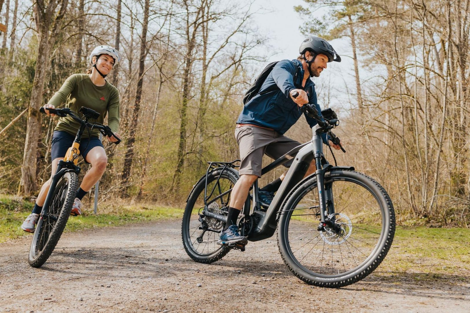 Sicher im Sattel: Damit das Bremsen mit dem E-Bike nicht zum gefährlichen Manöver wird, soll ein rundumerneuertes ABS der Firma Bosch in Zukunft für mehr Sicherheit sorgen.