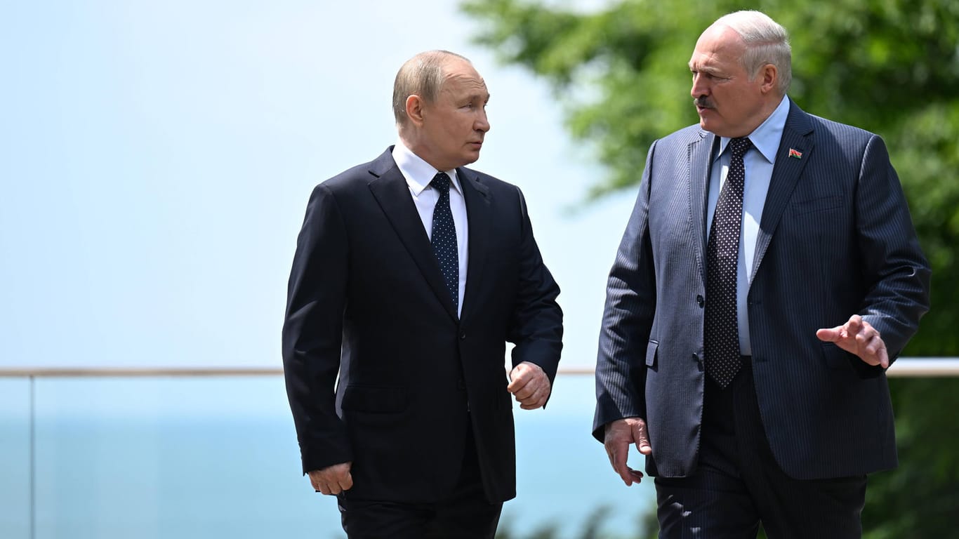 Putin und Lukaschenko im russischen Sotschi: Ein instabiles Belarus will keiner von beiden.