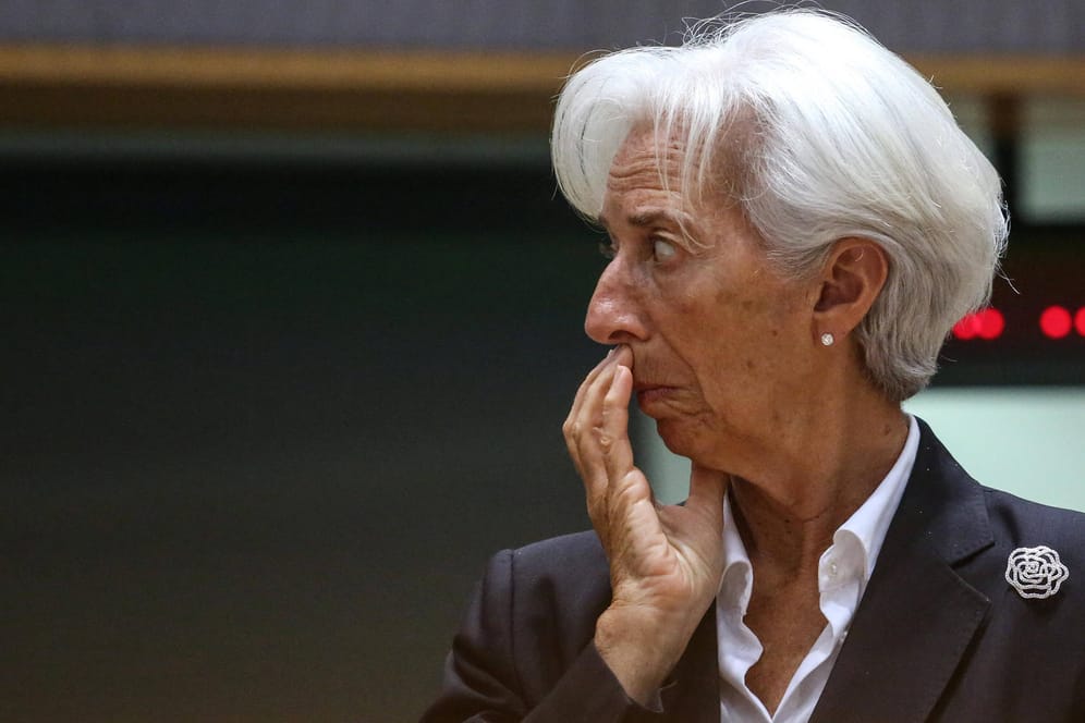 EZB-Chefin Christine Lagarde (Symbolbild): Hacker wollten über Whatsapp mit ihr Kontakt aufnehmen.