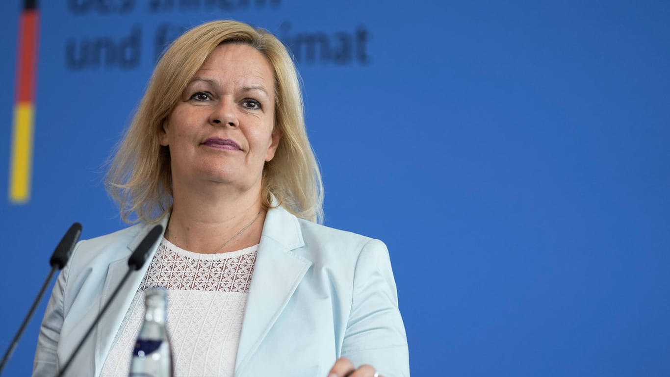 Nancy Faeser: Die SPD-Politikerin braucht für ihr Vorhaben Stimmen aus der Opposition.