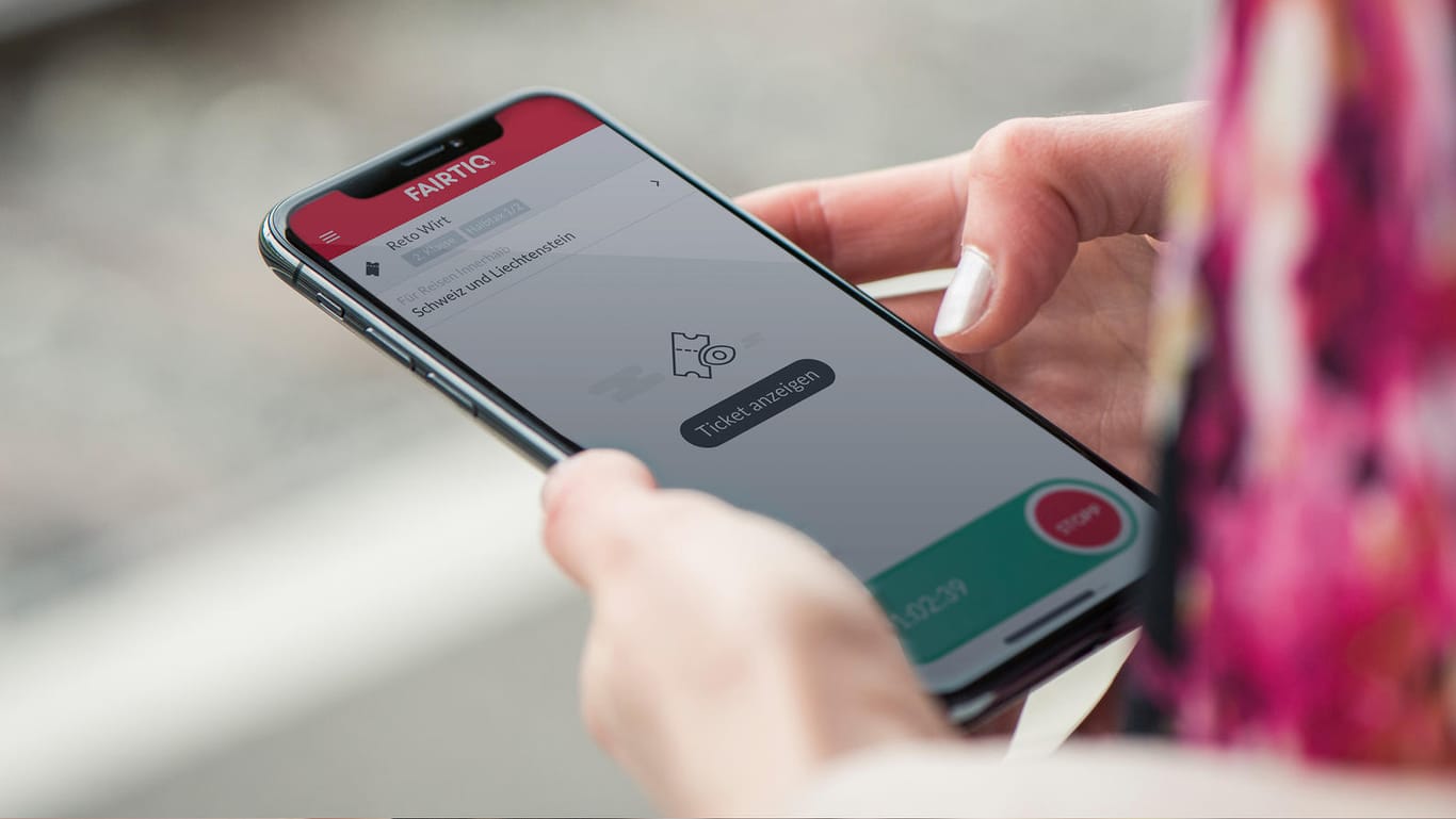 Alle Verbindungen, Infos und Fahrkarten in einer App: Wie ein grenzüberschreitendes Buchungssystem aussehen kann, zeigt die Schweizer App Fairtiq.