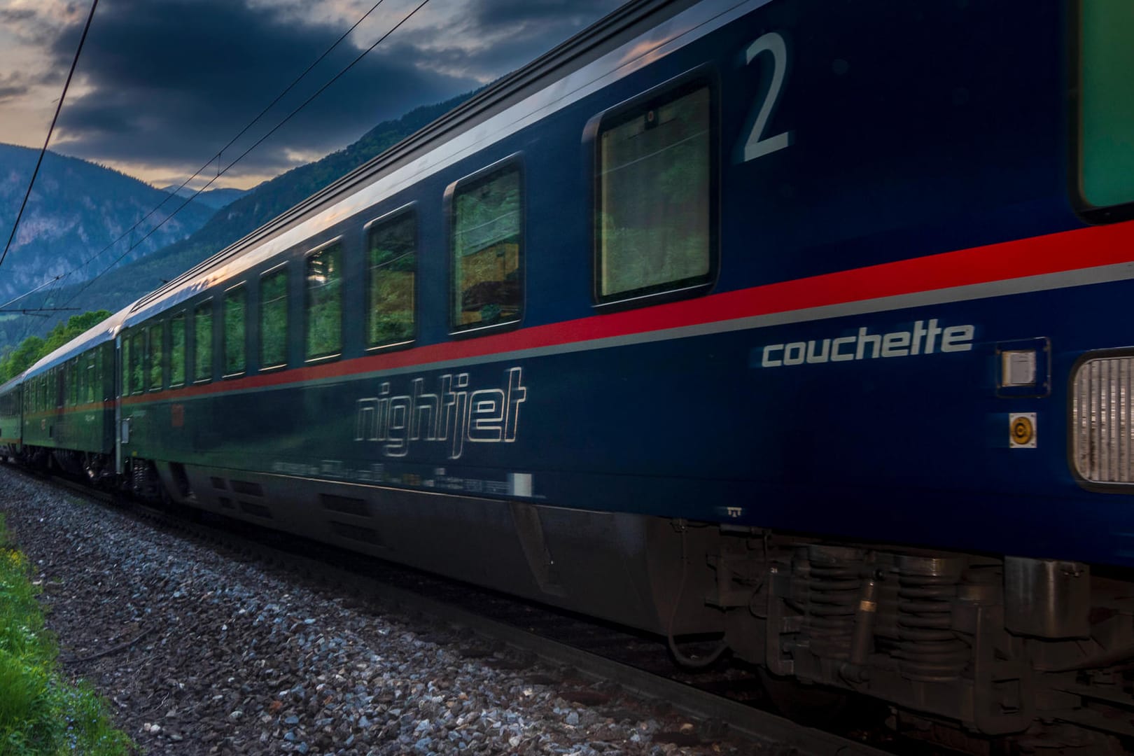 Ein ÖBB Nightjet auf dem Weg durch Österreich: Steht bald so ein Gefährt abfahrbereit im Stuttgarter Hauptbahnhof?