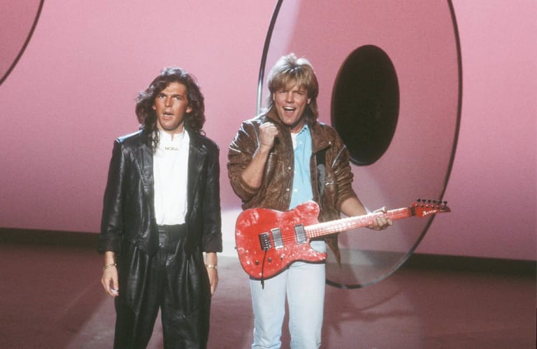 Bild von 1985: Ein Jahr zuvor gründeten Thomas Anders und Dieter Bohlen das Duo Modern Talking.