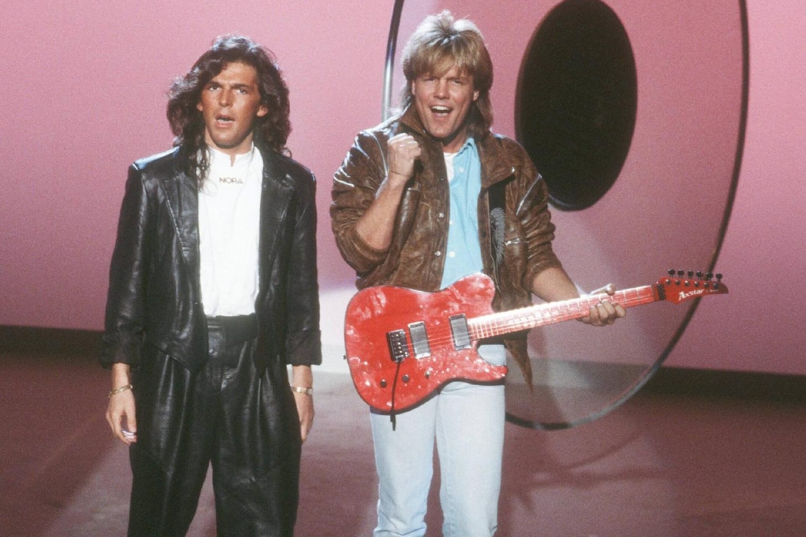 Bild von 1985: Ein Jahr zuvor gründeten Thomas Anders und Dieter Bohlen das Duo Modern Talking. Bild von 1985: Ein Jahr zuvor gründeten Thomas Anders und Dieter Bohlen das Duo Modern Talking.