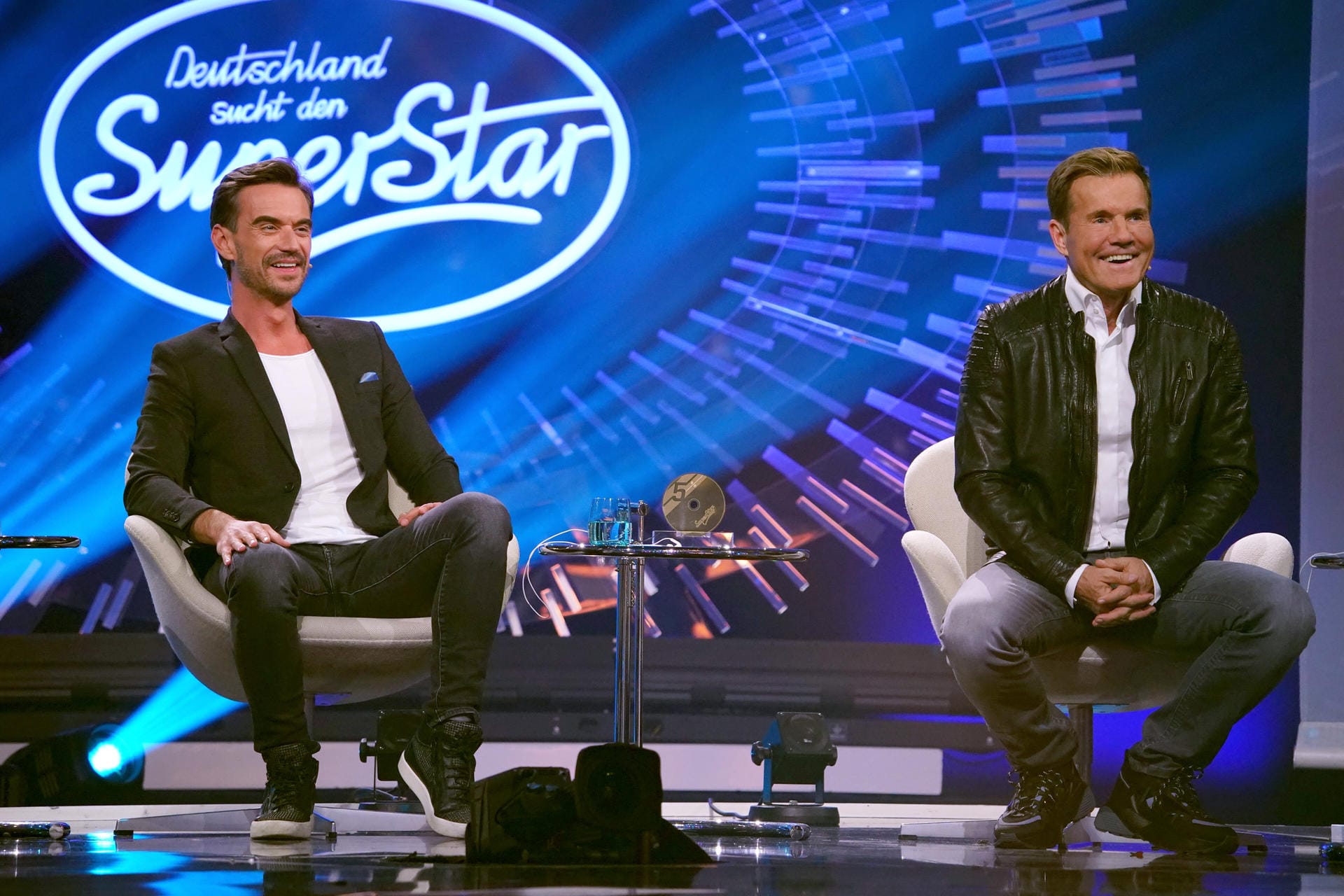 2020: Hier sitzt Bohlen gemeinsam mit Florian Silbereisen in der DSDS-Jury.