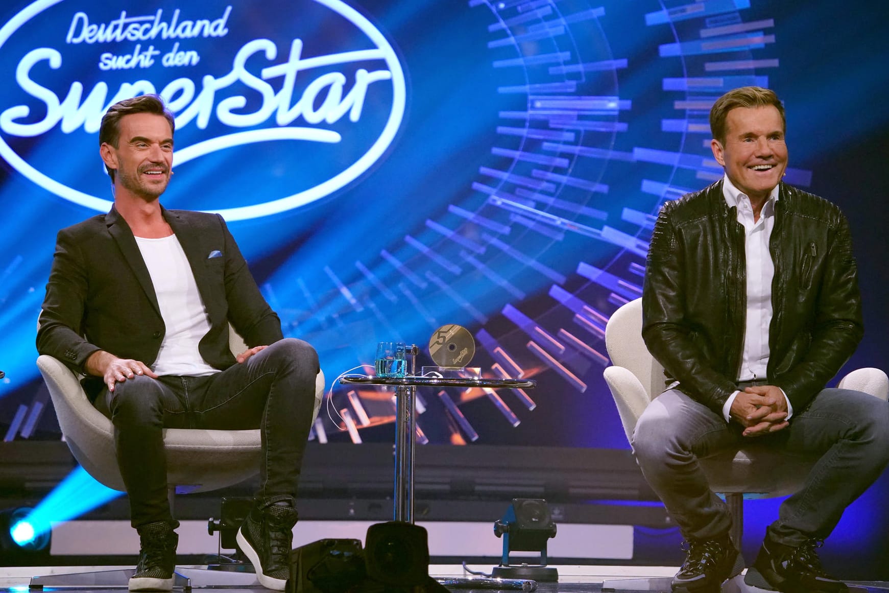 2020: Hier sitzt Bohlen gemeinsam mit Florian Silbereisen in der DSDS-Jury.