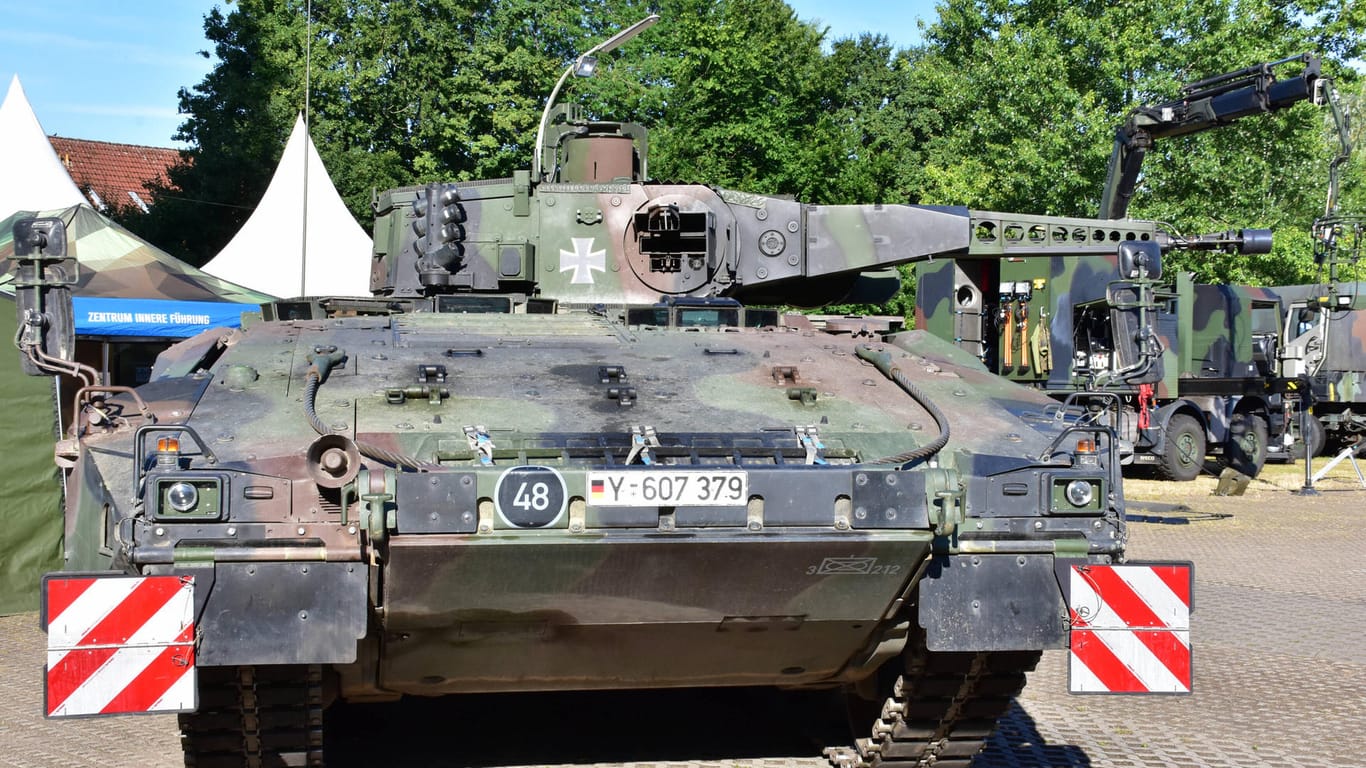 Schützenpanzer Puma (Archivbild): Rheinmetall rechnet mit einer Bestellung über 111 Exemplare.