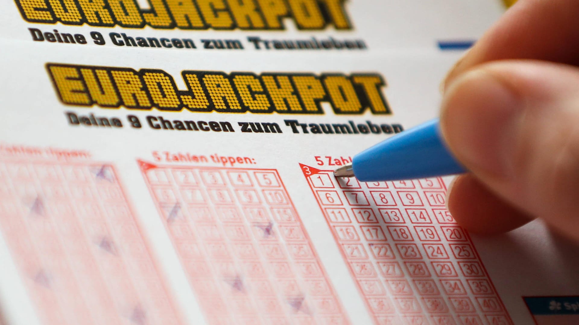 Bis zu 104 Millionen Euro können heute beim Eurojackpot gewonnen werden. (Symbolfoto)