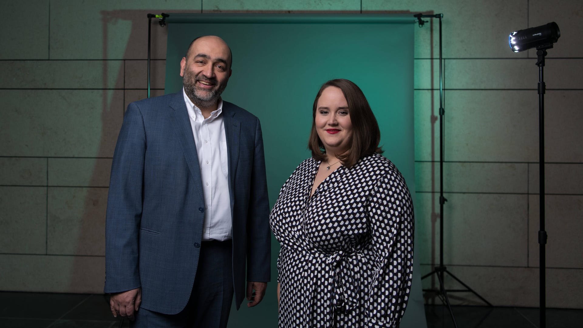 Ricarda Lang und Omid Nouripour: Sie haben die Parteiführung nach der Bundestagswahl von Annalena Baerbock und Robert Habeck übernommen.