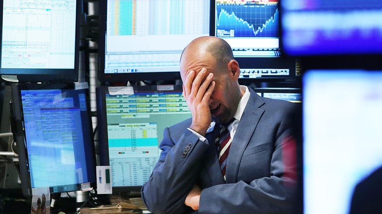 Schlechte Stimmung an der Börse: Rezessionsängste sorgen für fallende Kurse.