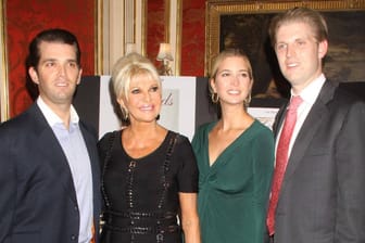 Ivana Trump hatte drei Kinder: Donald jr. Ivanka und Eric.