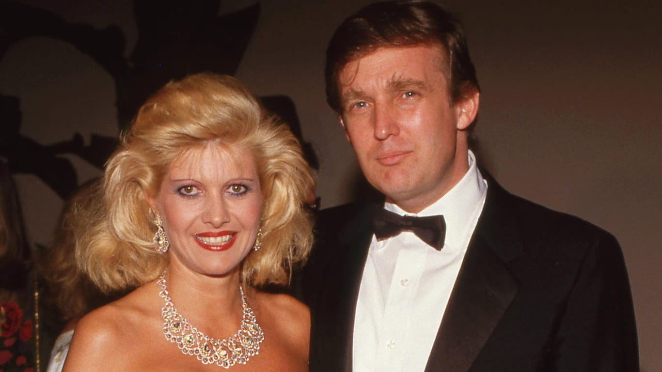 Donald Trump mit seiner ersten Ehefrau Ivana: Die beiden galten lange als gutes Team.
