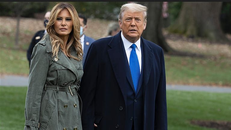 Donald und Melania Trump: Als "First Lady" agierte Trumps dritte Ehefrau eher zurückhaltend.