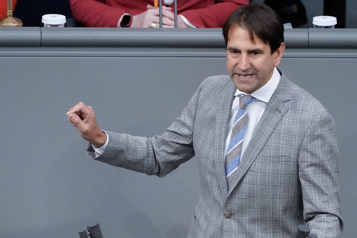 Andreas Jung im Bundestag (Archiv): Der stellvertretende CDU-Vorsitzende fordert ein "Kraftpaket für Energiesicherheit und Klimaschutz".