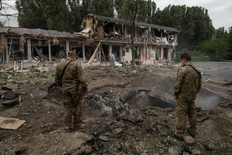 Zerstörung in Dnipro: Die ukrainische Millionenstadt steht unter Beschuss.