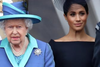 Queen Elizabeth II. und Herzogin Meghan: Ein neues Enthüllungsbuch dreht sich um das vermeintlich schwierige Verhältnis der Royals.
