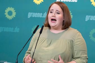 Ricarda Lang: Die Bundesvorsitzende der Grünen ärgert sich über Aussagen von Markus Söder.