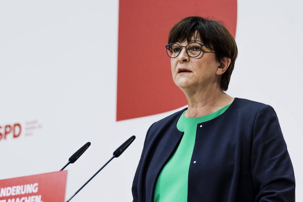 SPD-Chefin Saskia Esken (Archiv): Der Bund müsse in der Lage sein, "langfristig Entlastungen zu organisieren".