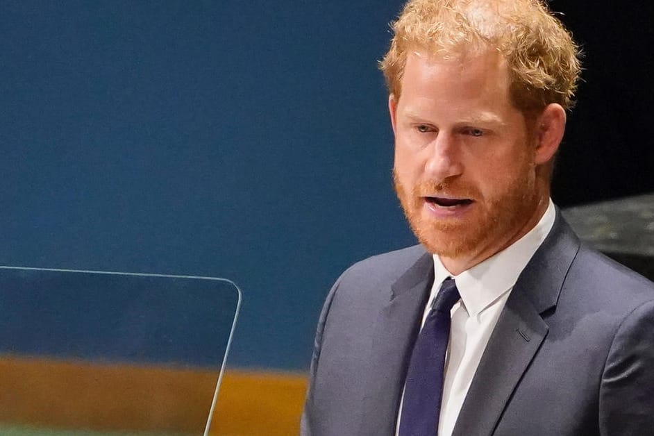 Prinz Harry: Der britische Royal hat vor der Generalversammlung der Vereinten Nationen in New York gesprochen.