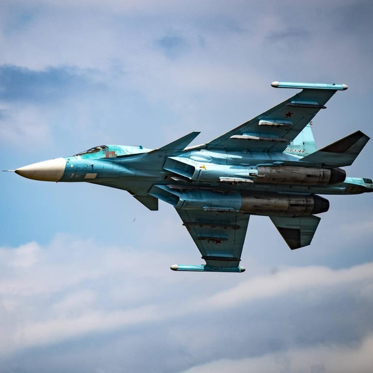 Ein russischer Kampfjet vom Typ Suchoi Su-34: Haben russische Truppen ihren eigenen Jagdbomber abgeschossen?