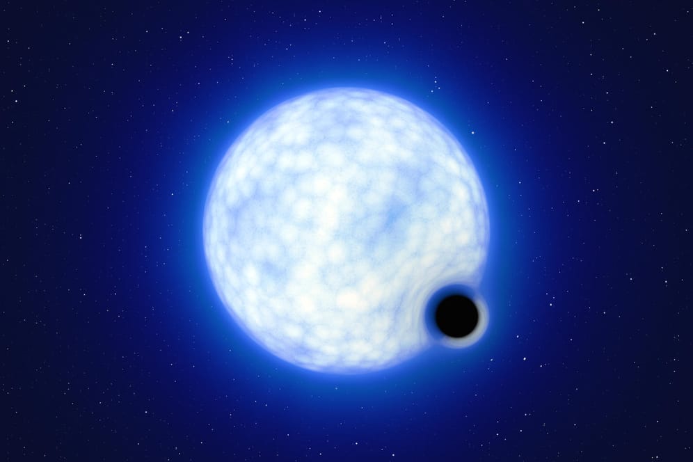 VFTS 243: Forscher haben das "ruhige" Schwarze Loch jenseits der Milchstraße entdeckt.