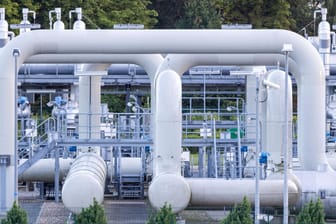 Rohrsysteme in Lubmin, Mecklenburg-Vorpommern: Hier kommt das Gas aus Russland in Deutschland an.