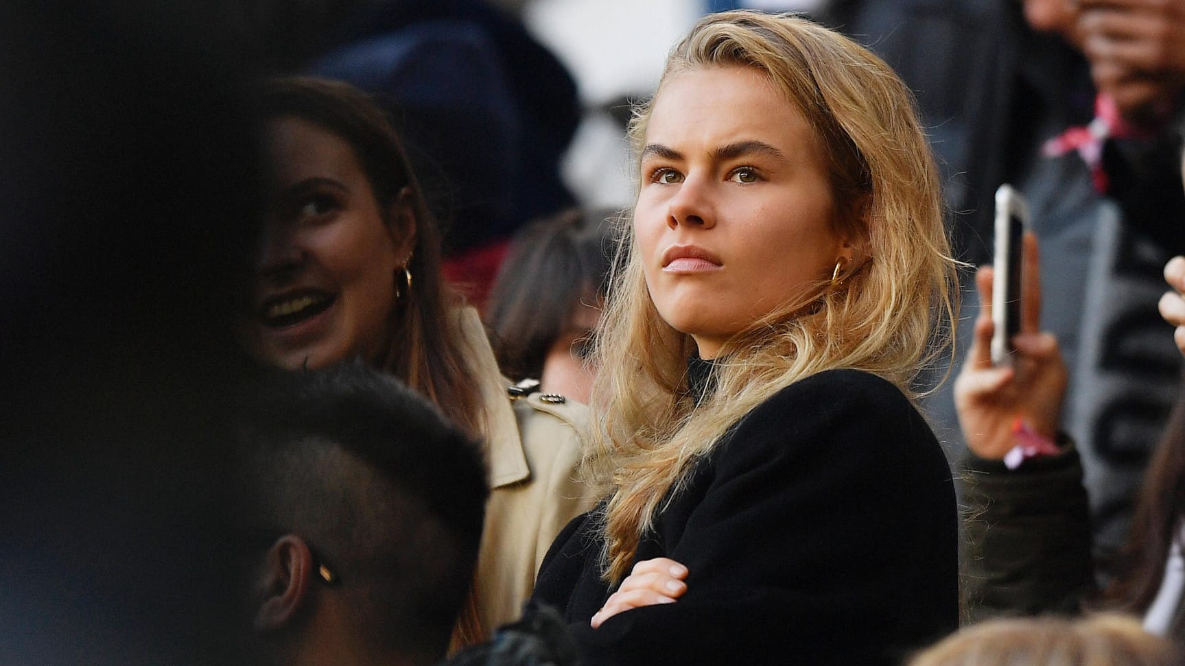 Annekee Molenaar im Stadion: Sie lernte den Fußballer 2018 kennen.