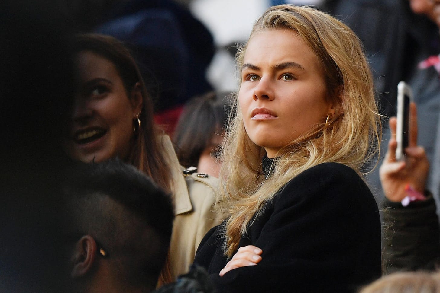 Annekee Molenaar im Stadion: Sie lernte den Fußballer 2018 kennen.