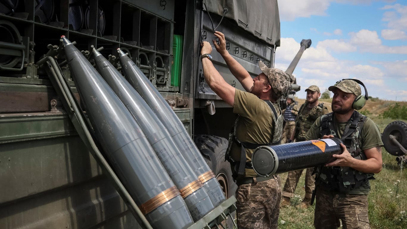 Ukrainische Soldaten im Donbass: Die schweren Kämpfe in der Region gehen weiter.