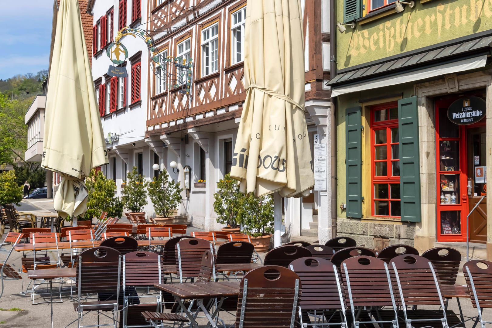 Geschlossenes Restaurant in Esslingen am Neckar: Gastronomiebetreiber fürchten einen neuen Lockdown. (Archivbild)