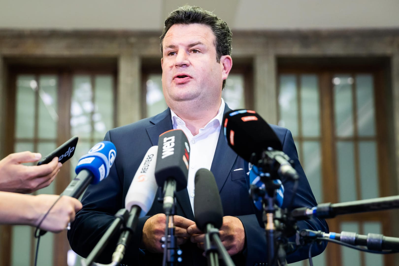 Bundesarbeitsminister Heil: Am Mittwoch legte er seinen Gesetzesentwurf für das Bürgergeld vor.