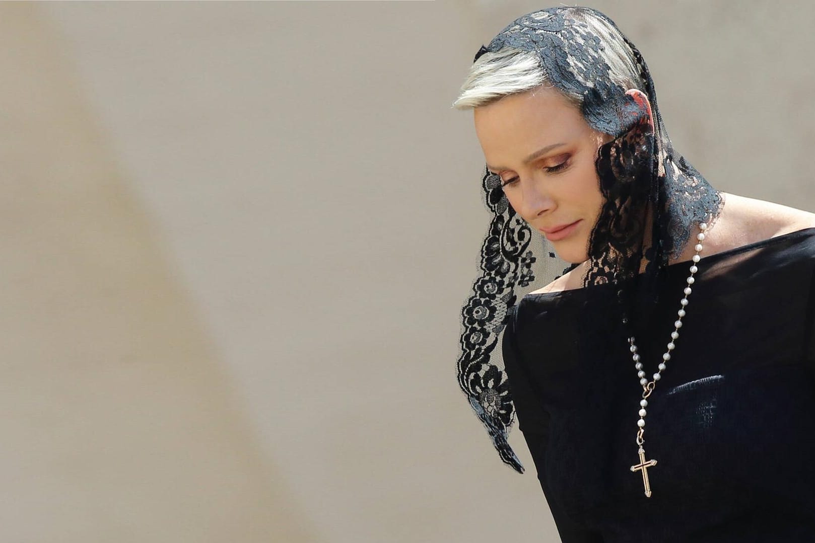 Charlène von Monaco: Die Fürstin war nach sechs Jahren wieder beim Papst zu Besuch.