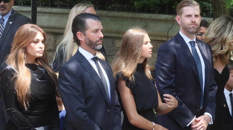 Ivana Trumps Söhne Donald Trump Jr. und Eric.