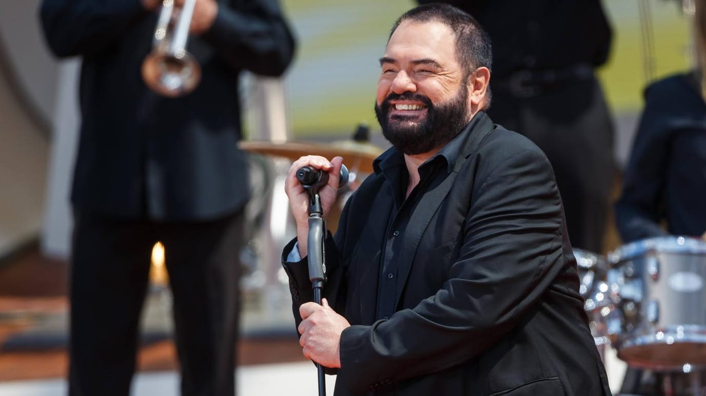 Alphaville-Urgestein Marian Gold bei einem Auftritt im "ZDF-Fernsehgarten" vor wenigen Wochen.