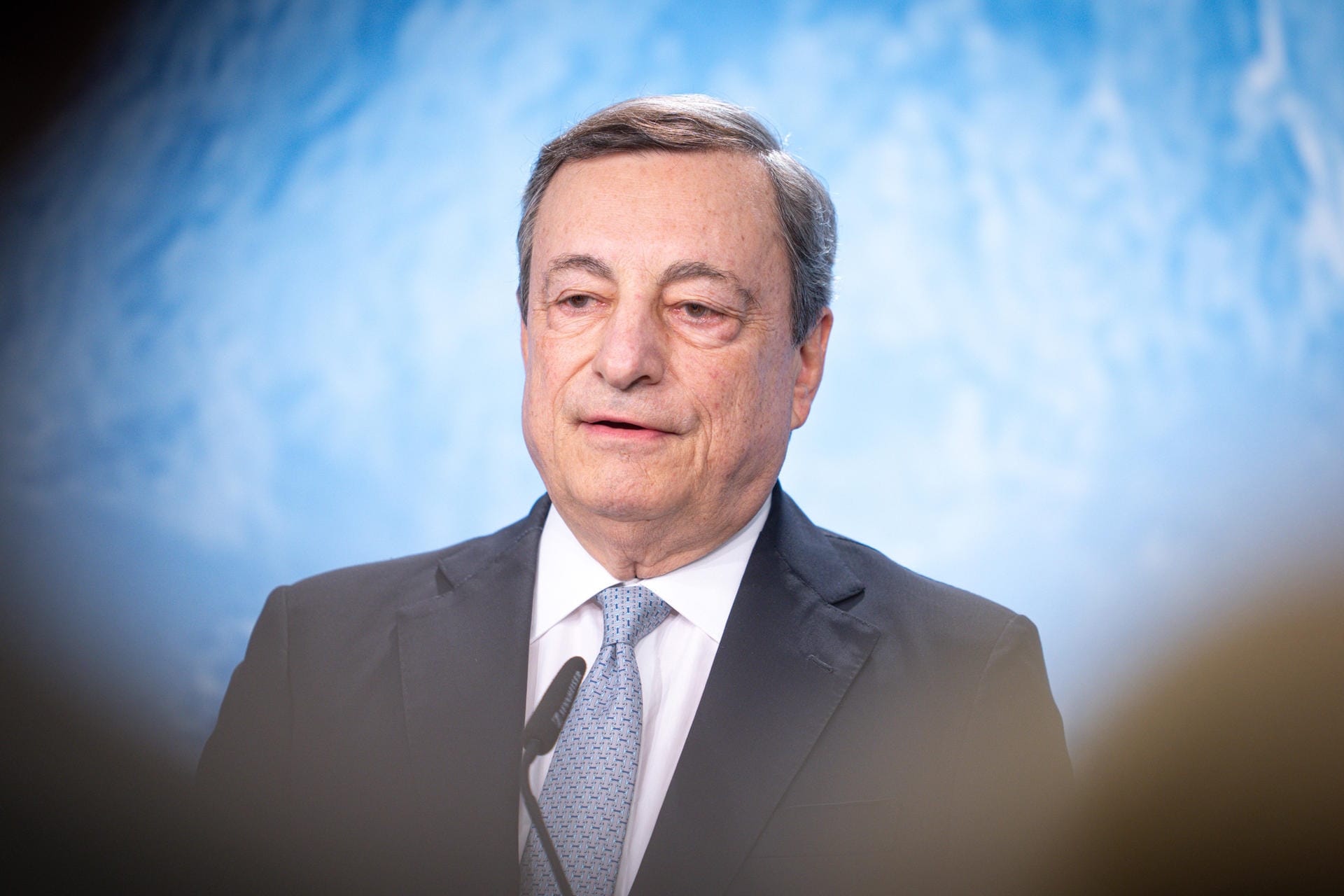 Mario Draghi, Ministerpräsident von Italien: Legt sein Regierungsamt nieder.