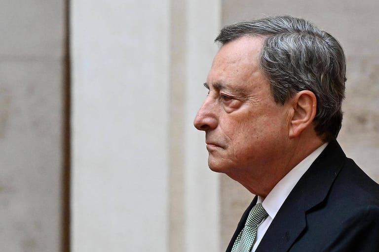 Mario Draghi (Archiv): Der italienische Ministerpräsident tritt zurück.