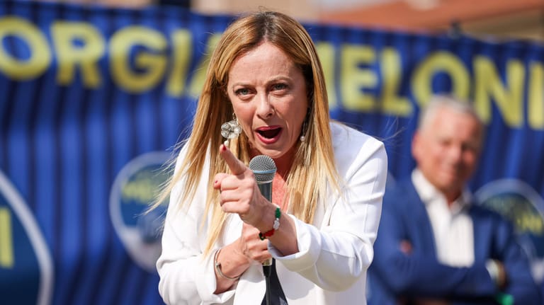 Giorgia Meloni (Archiv): "Wir sind bereit", sagt die Parteichefin der Fratelli d’Italia.