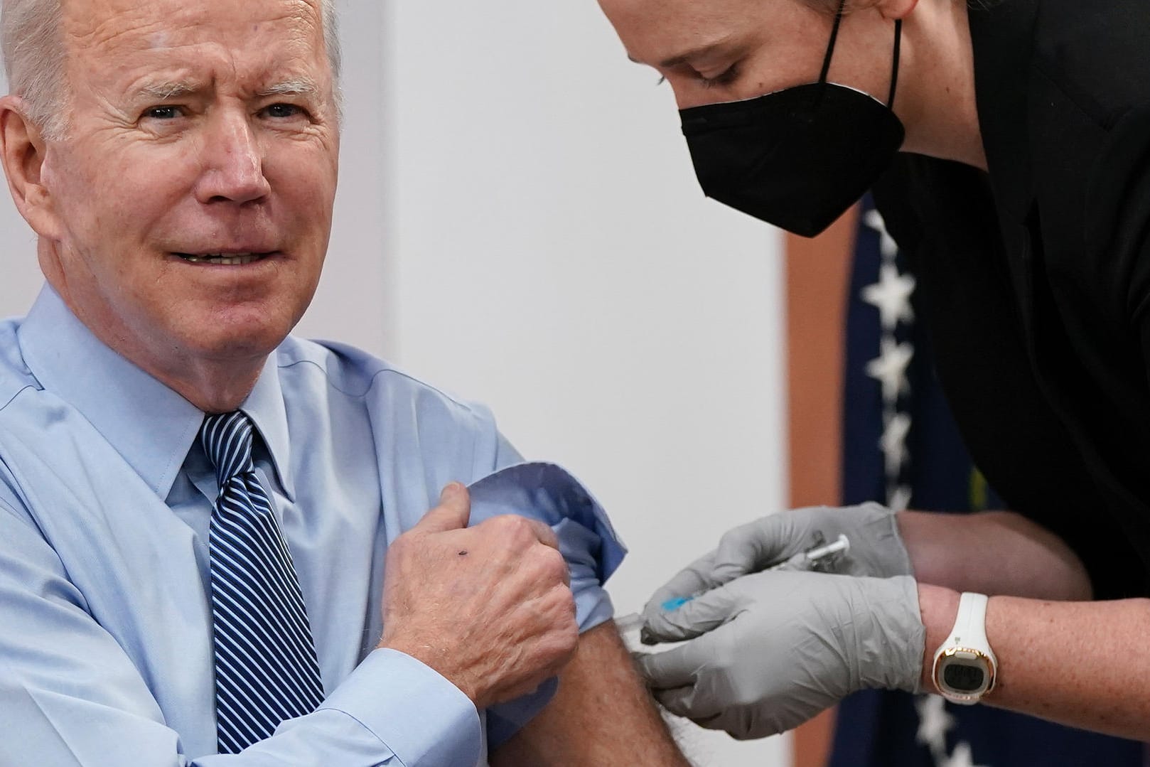 Joe Biden: Der 79-Jährige wurde positiv auf das Coronavirus getestet.