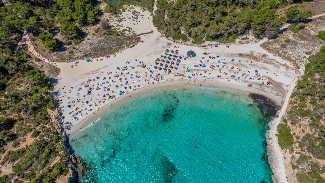 Platz 1 – Cala Figuera: Obwohl der Strand der beliebteste ist, eignet er sich auch, um den Menschenmassen auf Mallorca zu entfliehen.