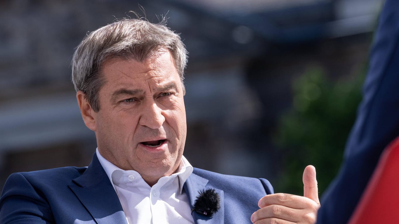 Markus Söder (CSU): Der bayerische Ministerpräsident kritisiert die Forderung, wegen eines drohenden Gasmangels kalt zu duschen.