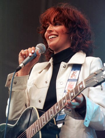 Nina in uno spettacolo alla fine degli anni '90.