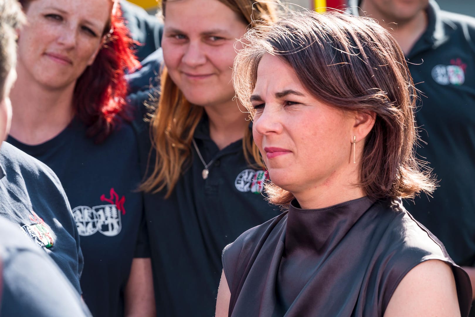 Annalena Baerbock bei ihrer Deutschlandreise (Archivbild): Die Außenministerin steht längeren Akw-Laufzeiten skeptisch gegenüber.