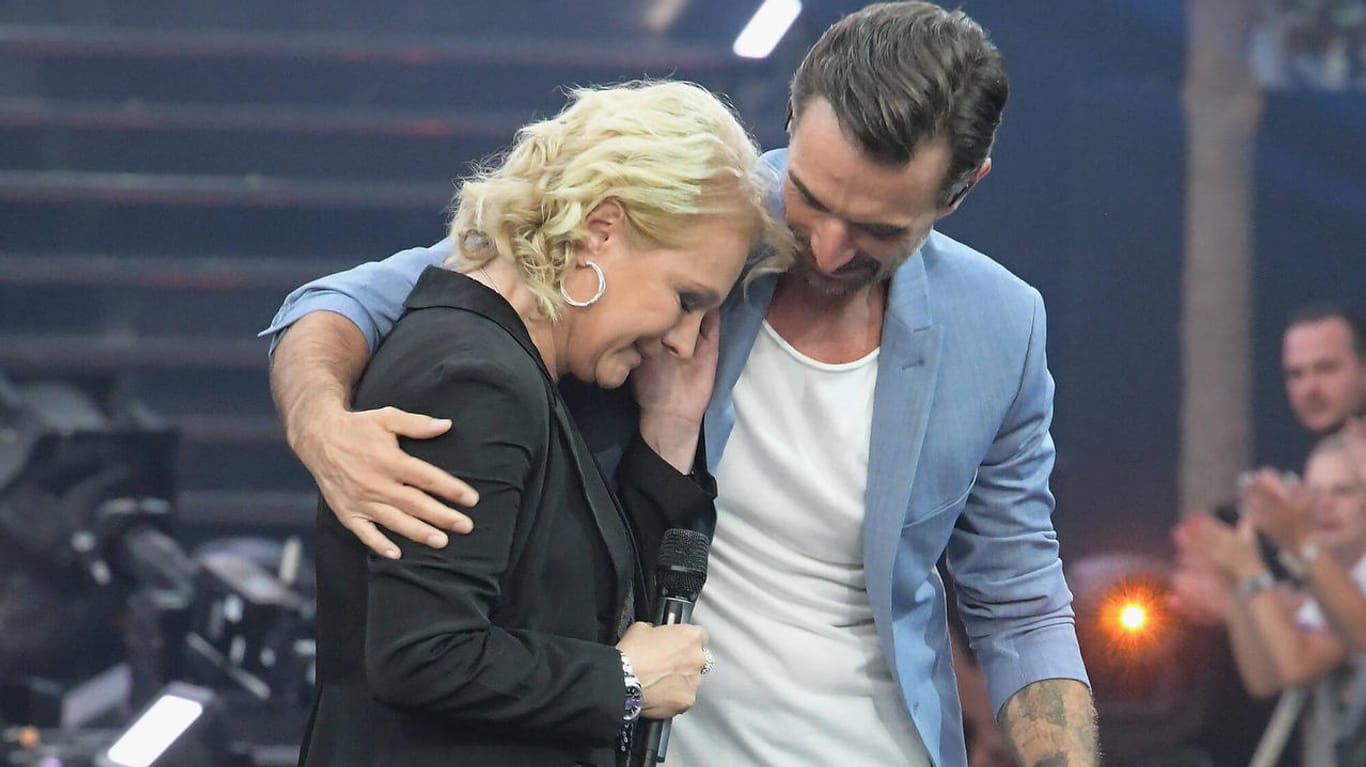 Nicole und Florian Silbereisen: Beim Auftritt der Sängerin wurde es emotional.