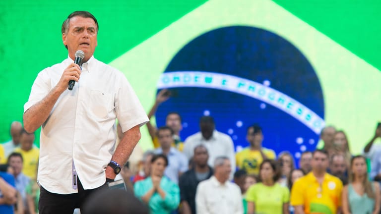 Brasiliens Präsident Jair Bolsonaro: Die Parlamentswahlen in Brasilien sind für den 2. Oktober 2022 angesetzt.