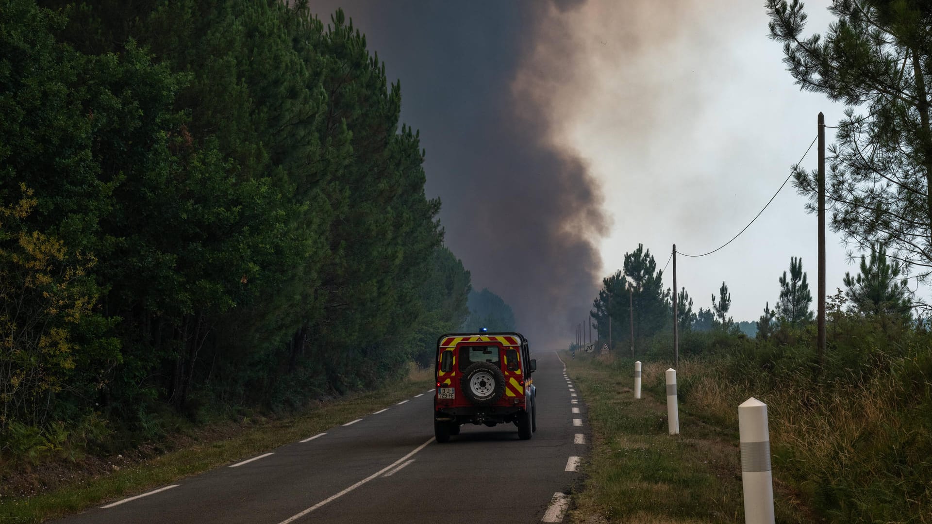 Feuer in Frankreich: Auch hier könnten die Brände erneut angefacht werden.