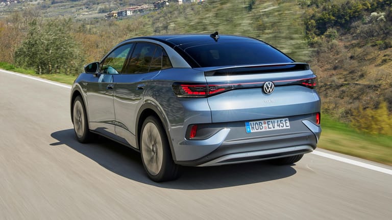 Elektrisches SUV-Coupé: Mit 340 Kilometern Reichweite belegt der VW ID.5 Pro Performance den neunten Platz.
